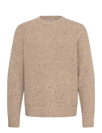 Weekday Relaxed Fit Nepped Knit Sweater - Beige - S