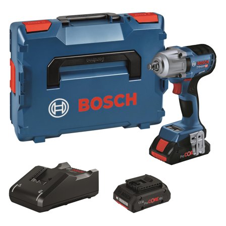 Bosch GDS 18V-450 HC Mutterdragare med batteri och laddare, Elhandverktyg