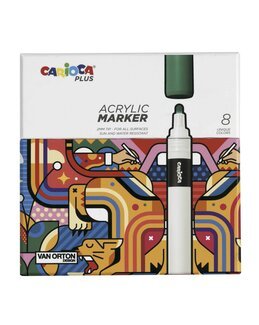 Carica plus akrylpennor 8-pack - KÄRNAN