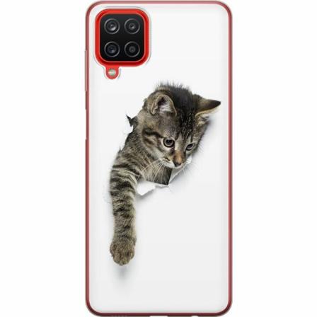 Samsung Galaxy A12 Skal / Mobilskal - Katt