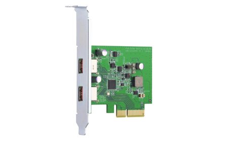 QNAP QXP-10G2U3A - USB-adapter - PCIe 2.0 x2 - USB 3.2 Gen 2 x 2