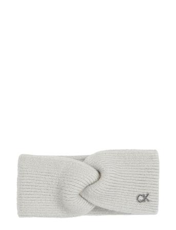 Calvin Klein Ck Metal Chunky Rib Headband Grå
