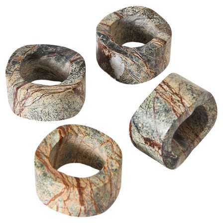 Muubs Vita servettring 4-pack, seagrass | Dukning & Servering > Servetter > Servettring | Bagaren och Kocken