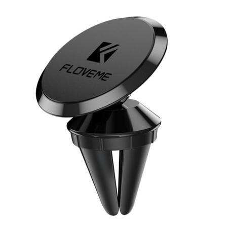 Floveme universal magnetisk bilholder til ventilatorgitteret - Sort Black