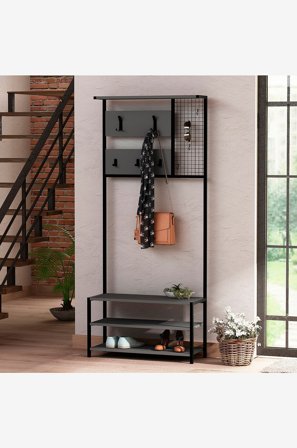 Homitis - Oppbevaring, gang, Nomad Portmanto - Grå - Entrémøbler - Fra Homeroom