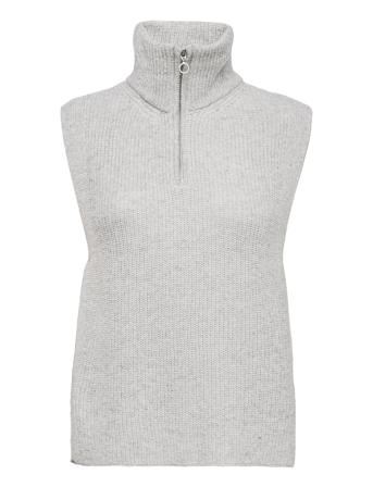 Onltia Life Highneck Vest Knt Grey ONLY