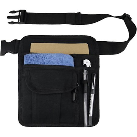 Server Taljetaske, Restaurant Servitrice Tilbehør Taske med Justerbart Bælte, Utility Pengepung Arbejdsforklæde til Tjener Servitrice