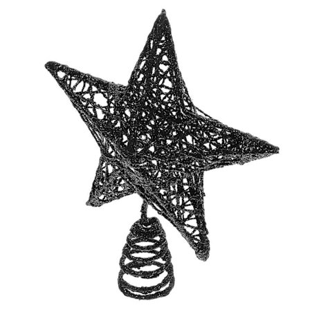 Stjerne Juletrepynt Jern Festlig Atmosfære Juledekorasjoner 19.00X16.00X3.50CM Elegant Design 1Sett