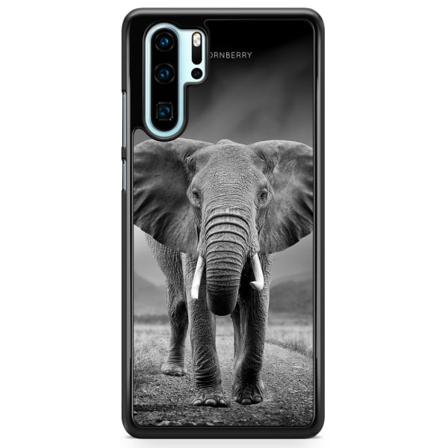 Bjornberry Hårdskal Huawei P30 Pro - Svart/vit Elefant