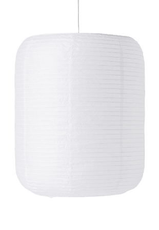 Åhléns Home Lampskärm i rispapper IGGY 33x40 cm Belysning Vit ONESIZE