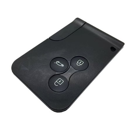 Bilnøkkelskall med 3 knapper for Renault Megane