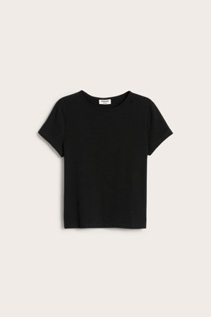 Kappahl | T-shirt Czarne 122/128 | Czarne