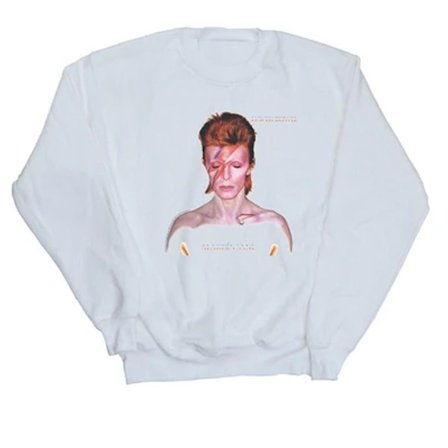 David Bowie Dam Aladdin Sane Sweatshirt 4XL Vit