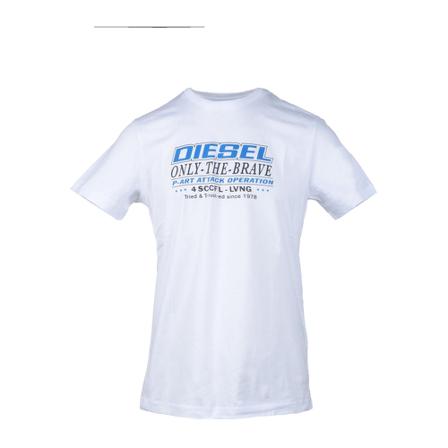 Diesel T-Shirts Hvid, Herre