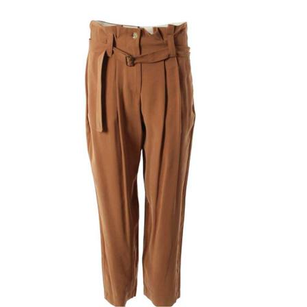 Liu Jo Rebel Queen Wide Broek , Bruin , Dames , Maat: S