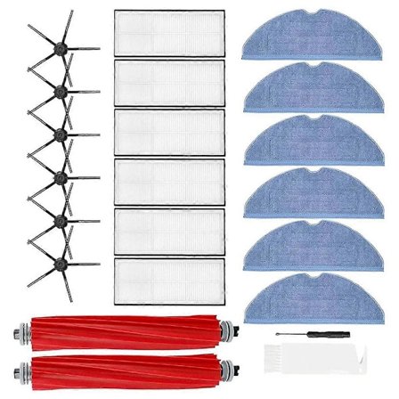 För S7 S7 Plus S7 MaxV S7 MaxV Plus T7 T7S Robotdammsugare Huvudborste Sidoborste Hepa Filter Moppduk