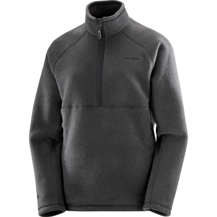 Salomon - couche intermédiaire pour femme Chroma Fleece Hz W - Deep Black - 2XL