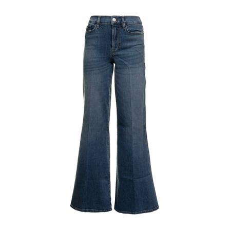 Frame, Wide Jeans Blauw, Dames, Maat:W27
