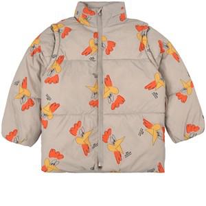 Kids - Bobo Choses Grey Mr O'clock Puffer Jacket 4-5 Years - Coats and jackets - 4-5 years - Grey