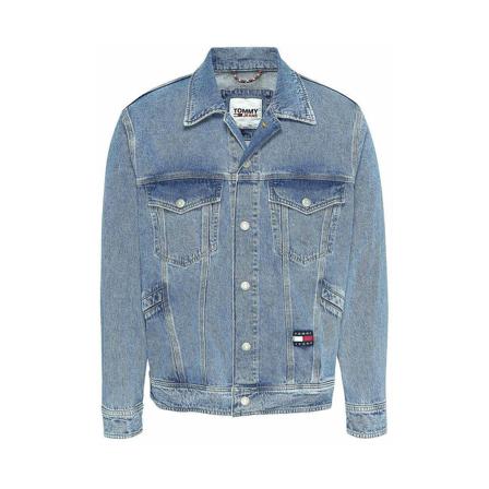 Tommy Hilfiger, Denim Jackets Niebieski, Mężczyzna, Rozmiar: S