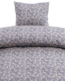 Sengetøj Blomstertid 2-delt Marine