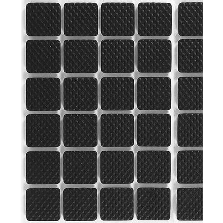 48 självhäftande möbelskydd i gummi med halkfri yta