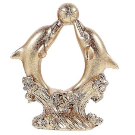 Resin Delfin Figur Resin Delfin Statue Bordplade Delfin Ornament Dekorativt Midtpunkt