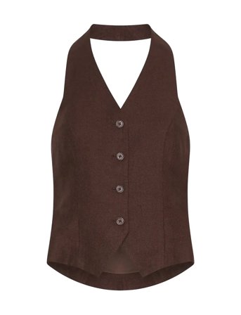 MSCH Copenhagen | Mschnaira Claritta Halterneck Waistcoat | L