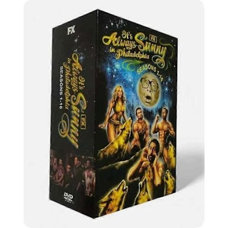 Always Sunny in Philadelphia: Kausi 1-16 (DVD 34-levyn boksipaketti) englanninkielinen versio