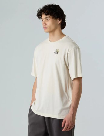 The North Face U Flower Dome Relaxed S/S Tee-Graphic - Cream - S