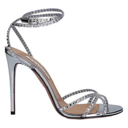 Aquazzura, High Heel Sandals Szary, Kobieta, Rozmiar: 38 EU