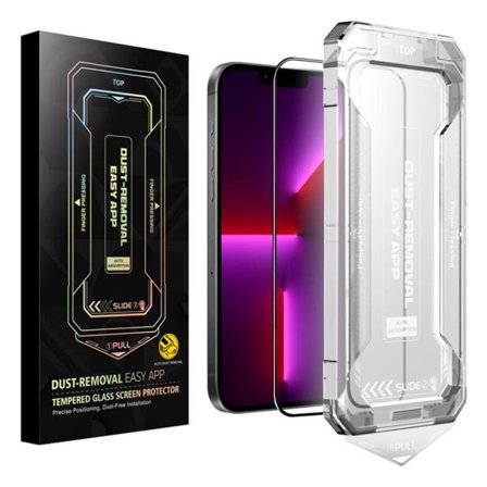 Herdet skjermbeskytter med enkel installasjon for iPhone 14 Plus / 13 Pro Max