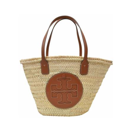 Tory Burch, Ella bag Beige, Dames, Maat:ONE Size,leer