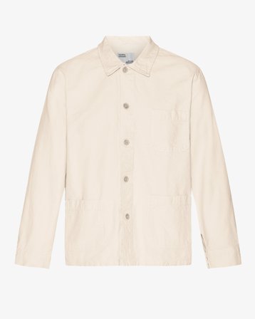 Organic Workwear Jacket - Ivory White XS