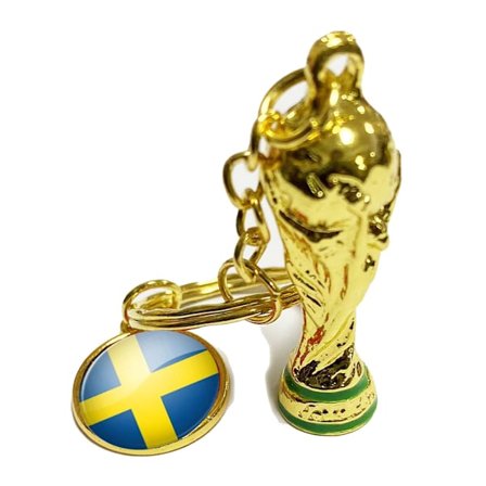 2 st World Cup Match Nyckelring-Fotboll Nyckelring -Sverige - high quality