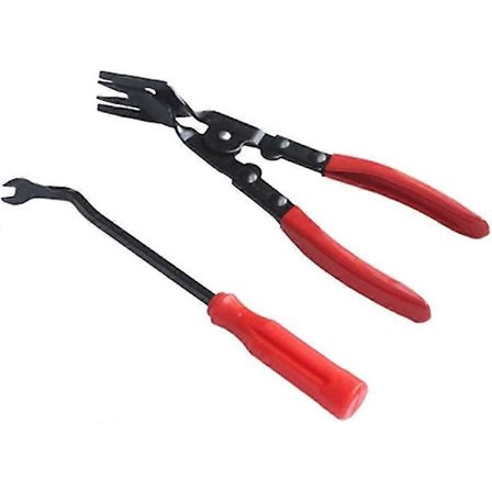 Laadukas verhoilun irrotustyökalu, auton verhoilun irrotustyökalu, autotyökalusarja, verhoilun irrotustyökalut, punainen