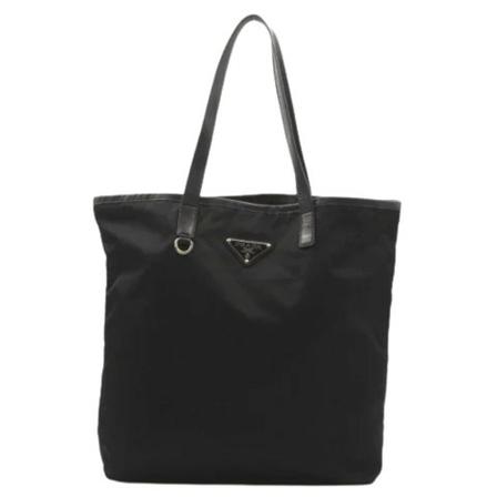 Prada Vintage, Pre-owned tote Zwart, Dames, Maat:ONE Size,nylon