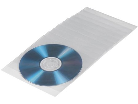 HAMA CD/DVD-Fodral Transparent 50/fp - Lyreco - Datorprodukter - Lagring - Lagringsförvaring