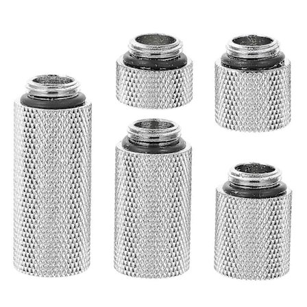 Vandkølingsforlænger Kobling Computer Væskekølingskobling Han til Hun Adapter til Computerkomponenter til Mænd 1 Sæt