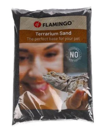 Terrarium Sand Grotto Svart - 4kg