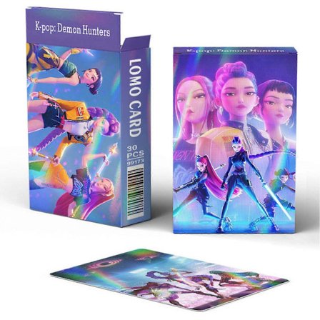 Kpop Demon Hunters LOMO-kort - Saja Boys Huntrix Rumi Mira Zoey Jinu Kpop Fotokort Gåva till Fans 1st (30 kort per ask) 1st