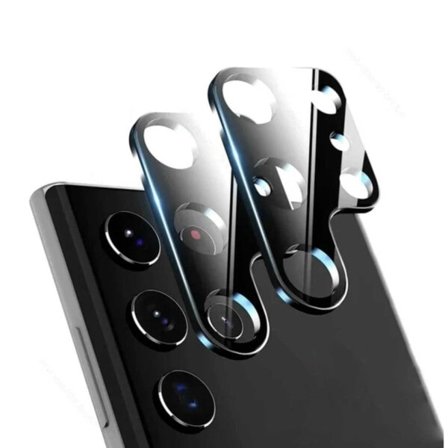 2-pack Galaxy S23 Ultra -objektiivi kansi kameran kattavalle lasille