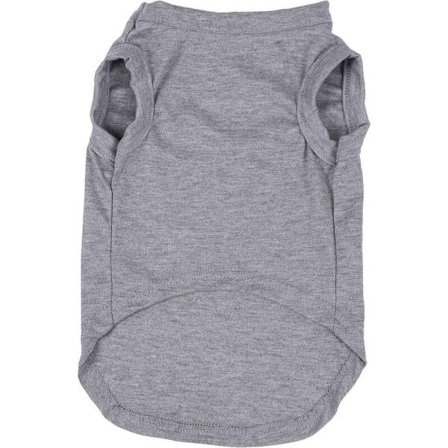 Sommertøj T-shirt Hvalp Bomulds Vest Kostumer Farver: Grå Størrelser: L