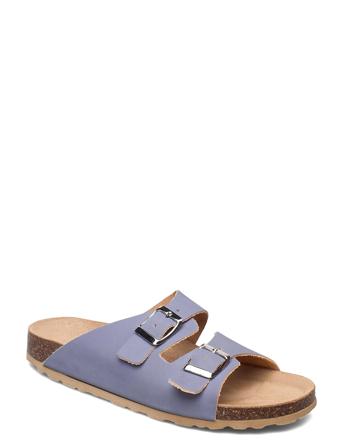 Biabetricia Buckle Sandal Shoes Summer Shoes Sandals Blå Bianco*Betinget Tilbud