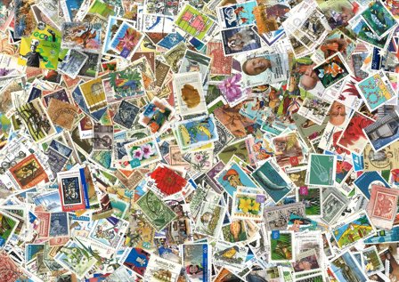Australien - Frimærkepakke - 1000 forskellige stemplede frimærker