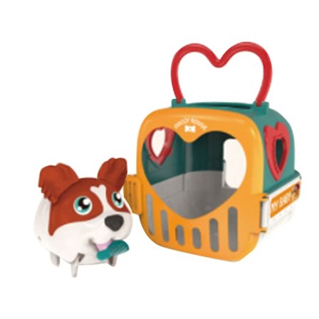 Robot Hund Röststyrning Söta Elektroniska Husdjur Valp med Hus Pedagogiska Leksaker Present till Barn