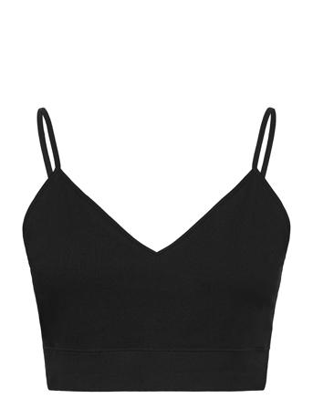 Lindex Bra Seamless Rib Top Svart