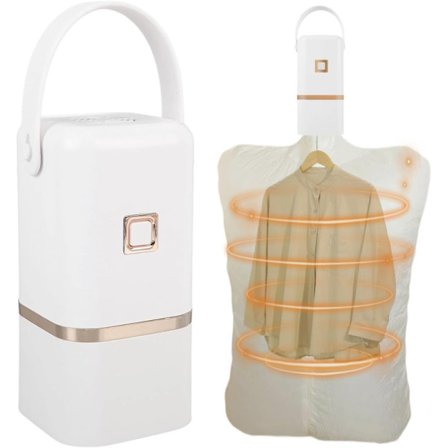 Bærbar tørketrommel, mini-tørketrommel, rask tørking, leveres med tørkepose, kompakt og bærbar, egnet for reise og hjemmebruk.