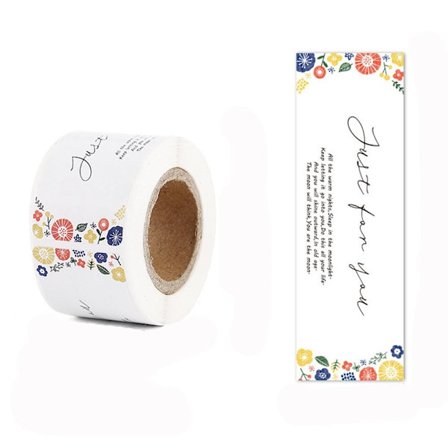 120 st/rulle tack-sigillklistermärken Hälsningsetiketter 8 8