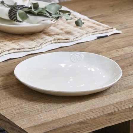 Riviera Maison Portofino Middagstallerken Hvit Ø26